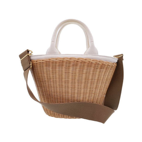 Prada Basket 2WAY Wicker Bag - Picture 1 of 9